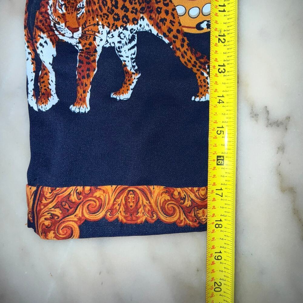 VINTAGE Beulah Style Leopard Shirt dress with pockets size L - Picture 10 of 13